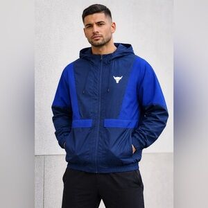 Under Armour Dark Blue and Royal Blue Windbreaker